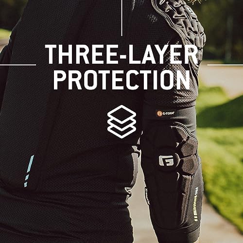 G-Form Pro-Rugged 2 MTB Elbow Guards - Breathable Compression Elbow Sleeves - Elbow Guards for Mountain Biking, Cycling & More - Protective Elbow Pads for Athletes - Image 2
