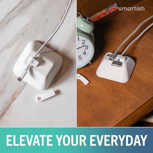 Smartish Magnetic Cord Holder, Cable Wrangler, Nightstand & Desk Organizer - Image 4