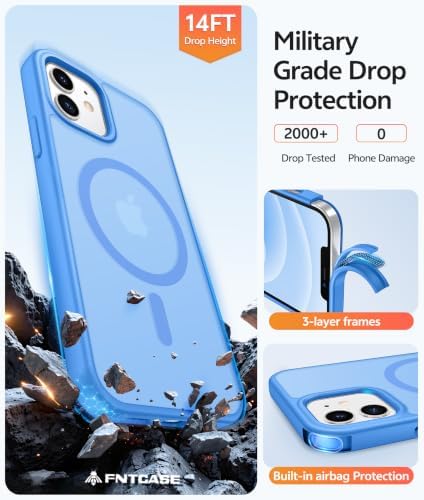 FNTCASE for iPhone 12/12 Pro Case, with Screen Protector, Fit for Magsafe - Image 6