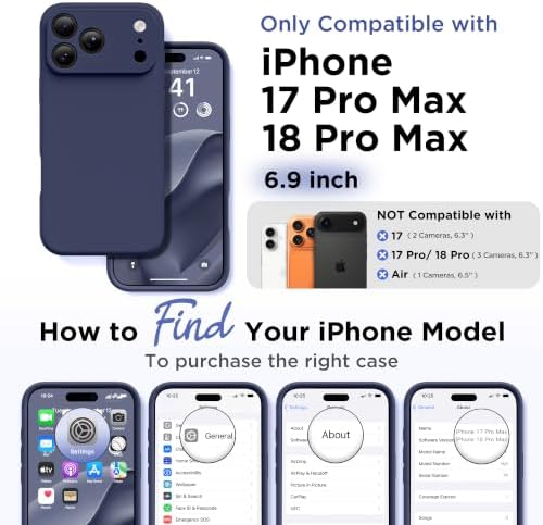 GolbinBox Magnetic for iPhone 18 Pro Max Case/17 Pro Max Case Purplish Blue - Image 2