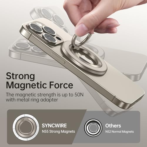 SYNCWIRE for MagSafe Phone Grip, Magnetic Phone Ring Holder Stand Kickstand - Image 3