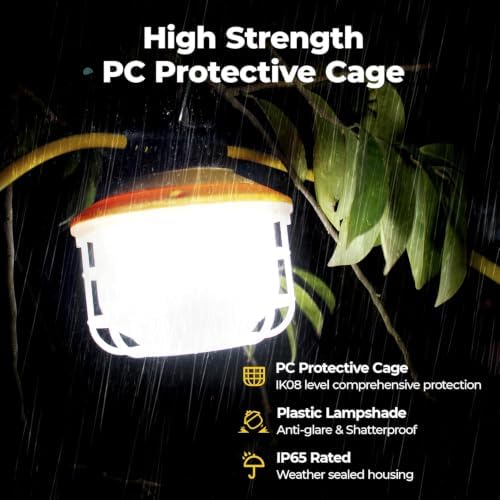 50FT 75W LED Construction String Lights, Temporary Work Lighting - Image 3