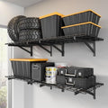 Jusgym 4 Pack Wall Mounted Garage Shelving, 2x3ft, 1400lbs Integrated Grid by Jusgym