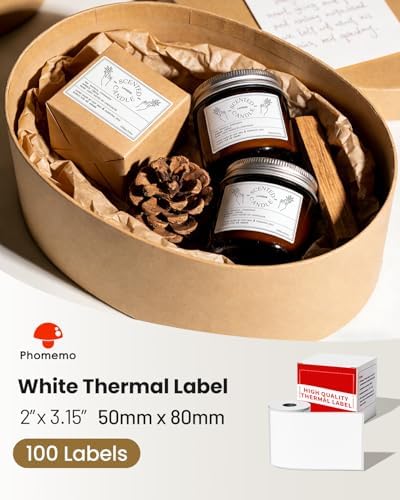 [90 pcs] Phomemo Labels M110, 1.97''x3.15'' (50x80mm) - Image 2