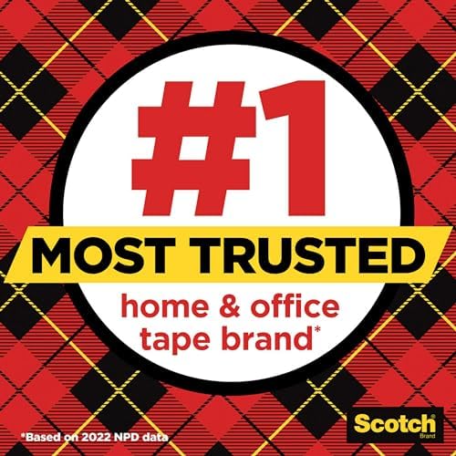Scotch Transparent Tape 12'' X 4501 ea,(Pack of 2) - Image 5