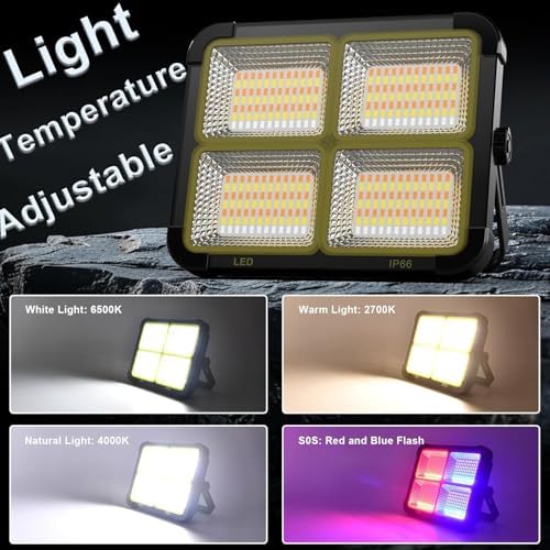 Portable LED Work Solar Light 100W - Image 3
