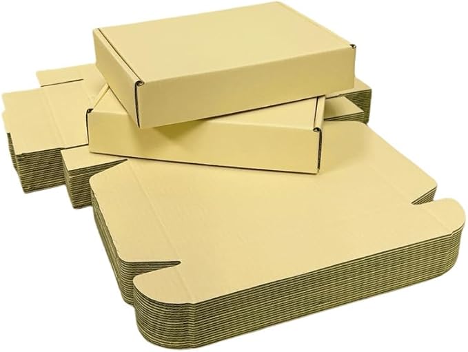10 Pcs 11.8 x 7.9 x 3.2 inches Corrugated Cardboard Gift Boxes Recyclable - Image 4