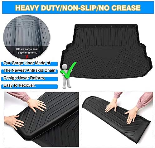 Cartist Custom Fit for Anti-Slip Cargo Liner GLK Odorless High Side 3D Trunk Floor Mat for Mercedes-Benz GLK 2008-2015 - Image 6