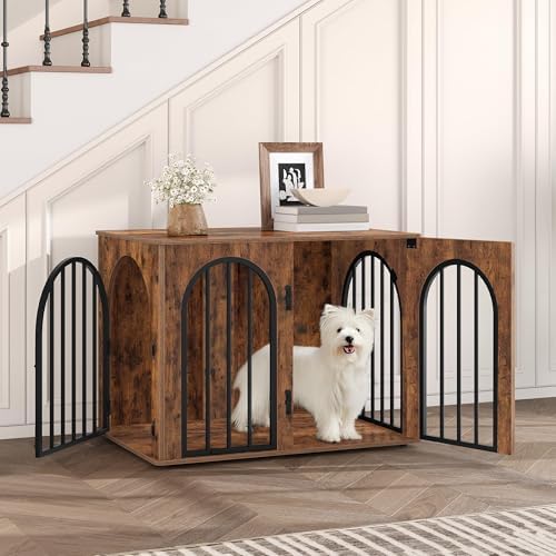 Hzuaneri 31.5'' Dog Crate Furniture,Dog Kennel Indoor for Small/Medium Dogs - Image 3
