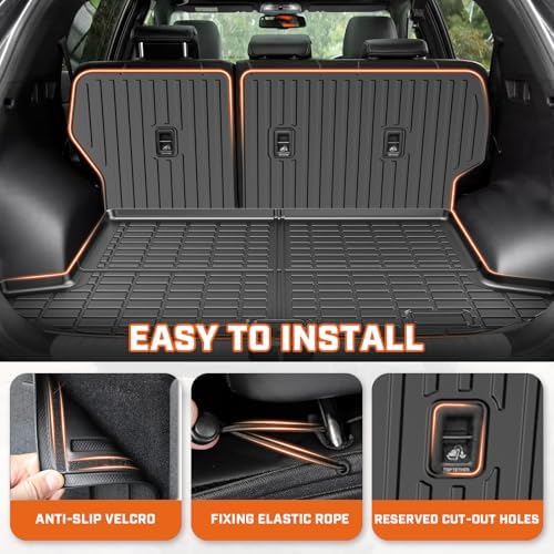 Mixsuper Floor Mat & Cargo Liner for Kia S-p-o-r-t-a-g-e 2017-2022 Gas ONLY - Image 4