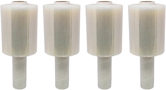TOTALPACK - 5" x 1, 000 FT - 80 Gauge, 4 Pack Shrink Film. Shrink Mini Wrap by Totalpack