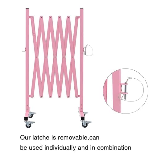 GYMTIME Expandable Metal Barricade, Portable Safety Barrier - Image 3