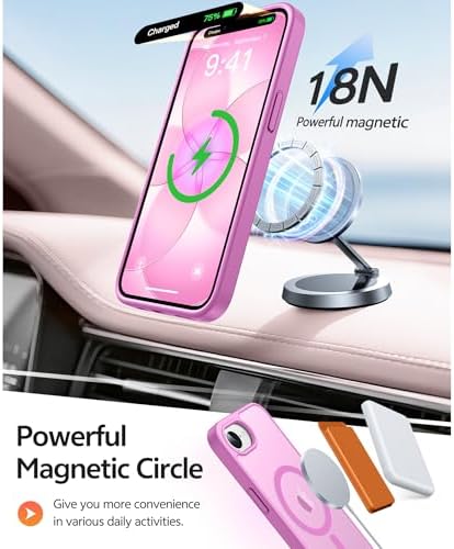 FNTCASE for iPhone 17e/ iPhone 16e Case, Fit for Magsafe, Screen Protector - Image 3