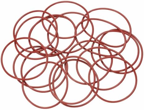 20pcs Silicone O-Ring 44.8x41.2x1.8mm Metric Sealing Gasket by Unknown