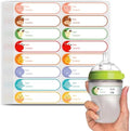 512 Pcs 1"x4" Waterproof Cartoon Baby Bottle Labels for Daycare by Printholic