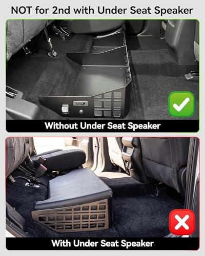3W Floor Mats for Nissan Frontier 2022-2026 Crew Cab(Not for 2nd with Under Seat Speaker), All Weather TPE Custom Fit Car Liner for Frontier Crew Cab Pickup, Frontier Accessories, Black - Image 3