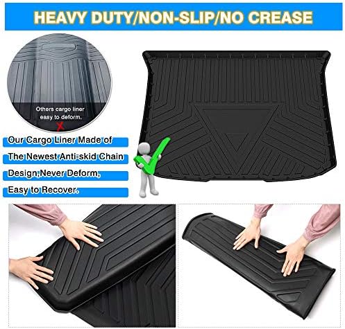 Edge Cargo Liner - Trunk Mat for 2007-2014 Ford Edge/2007-2015 Lincoln MKX, All Weather Cargo Mat for Edge Accessories, Anti-Slip Waterproof, Heavy Duty Car Mats, Car Accessories - Image 6