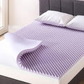 Best Price Mattress 1.5 Inch Egg Crate Memory Foam Mattress Topper with Soothing Lavender Infusion, CertiPUR-US Certified, Dorm Essentials, King by BestPriceMattressInc