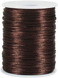 Tenn Well 295ft 2mm Satin Cord Brown Nylon for Macrame Bracelets by TennWell