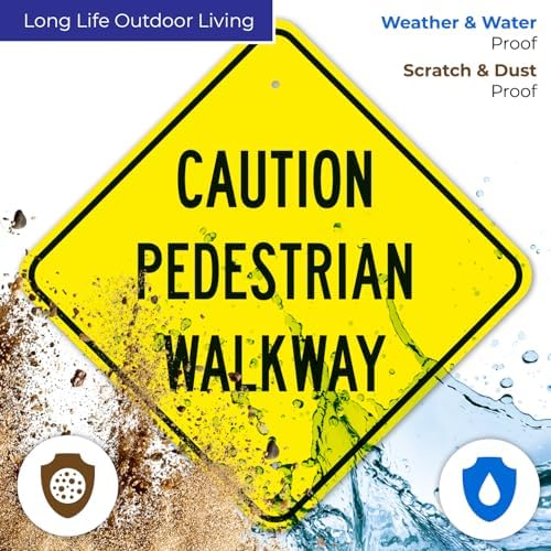 Pedestrian Walkway Sign, - Image 7