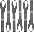 AUGO Heavy Duty Soft Loops –Pack of 6-1.5” x 17” Tie Down Anchor Straps for Use w/Ratchet Strap Hooks – 3000Lb Load Capacity & 10,000Lb Break Strength – Great for Motorcycle, Bike, Roof Rack, Etc. by AUGO