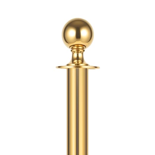 Red-Gold Stanchions Posts, 6 Packs Stanchion Set Crowd Control Barriers - Image 9