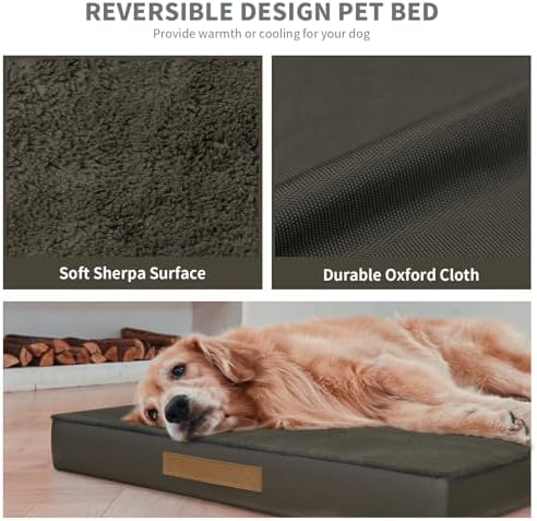 Outdoor Waterproof Orthopedic Dog Bed for Large Dogs - Image 5
