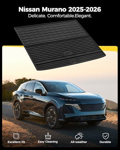 3W Cargo Liner for Nissan Murano 2025-2026,Non-Slip Heavy Duty Trunk Mat - Image 2
