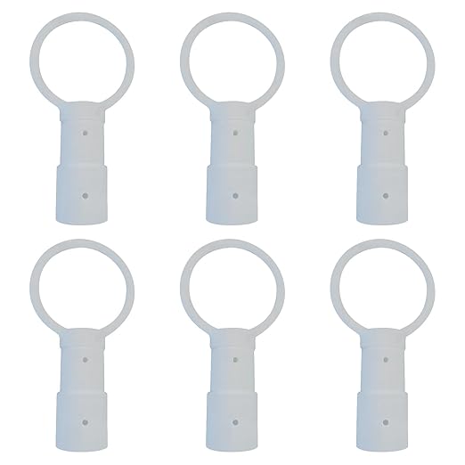 Xpose Safety Heavy-Duty White Plastic Connector Rings | Universal Replacement by XposeSafety