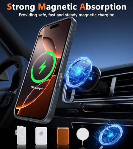 FNTCASE for iPhone 16 Pro Max Case, Fit for Magsafe, Translucent Matte Back - Image 5