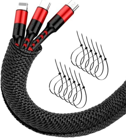 16FT Split Cable Management Sleeve Wire Loom Tubing Cord Protector by uuvzvcek