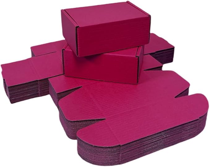 50 Pcs 4.3 x 3.1 x 2 inches Mini Size Corrugated Cardboard Gift Boxes - Image 4