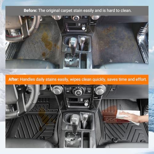 powoq Floor Mats Cargo Mat Compatible with 2013-2024 Toyota 4Runner - Image 3
