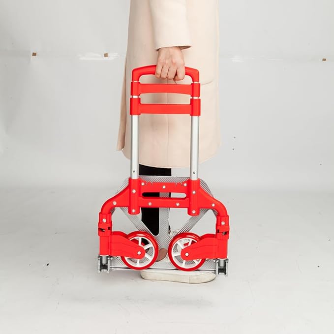 Folding Hand Truck Dolly, 200 lbs Capacity Dolly Cart, Aluminum Portable - Image 4