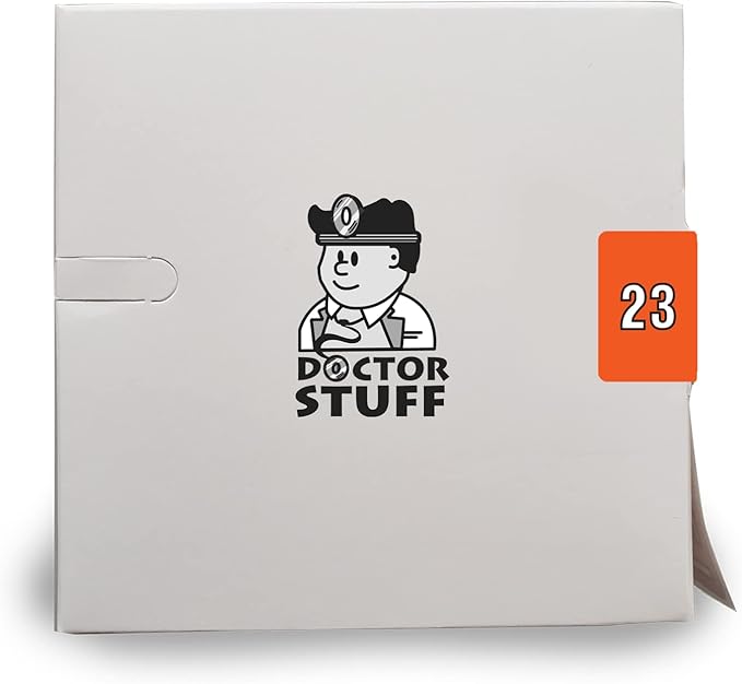 2023 Year Stickers, Doctor Stuff 2023 Chart Stickers, Dark Orange Colored - Image 3