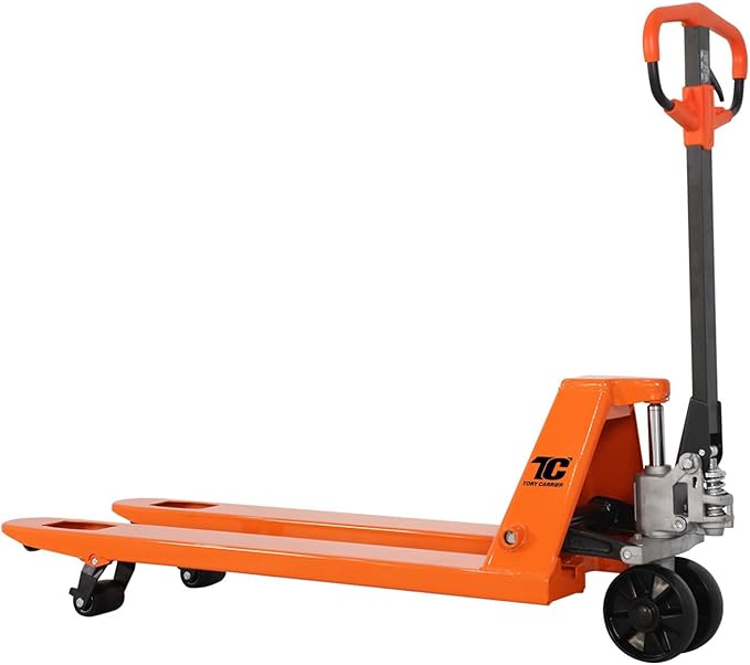 Tory Carrier Manual Pallet Jack 5500 Lb. Capacity, Industrial Pallet Truck 48 × by TTORYCARRIER