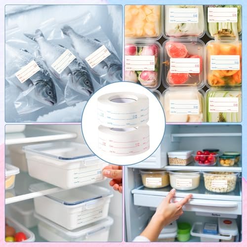 8 Rolls 4000 Pieces Removable Food Labels - Image 6