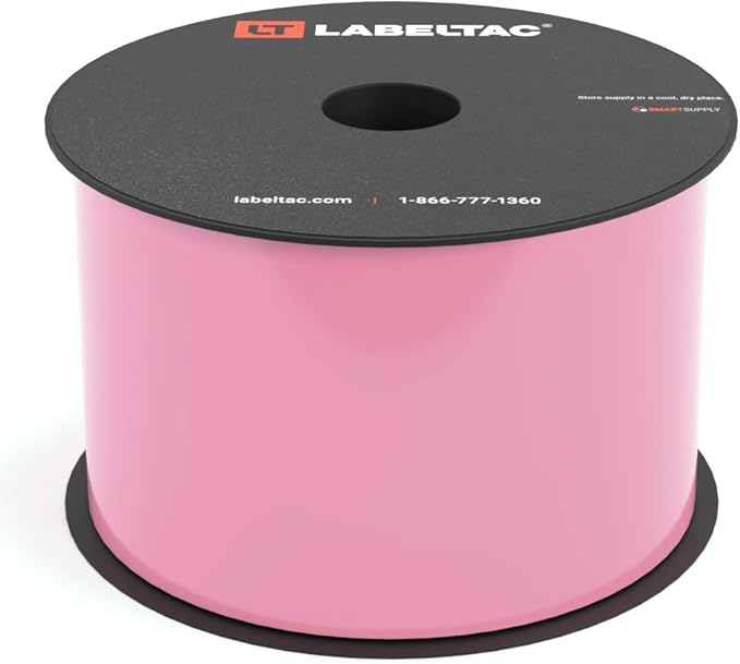 LT4/LT4P/LTPX Label Supply 3" x 150' Pink by LabelTac