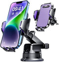 VANMASS [True Military-Grade] Car Phone Holder [Upgraded Suction & Clip] Cell Phone Mount for Dashboard Windshield Vent Truck Cradle Dash Stand for iPhone 16 Pro Max 15 14 13 12 Android, Purple by VANMASS