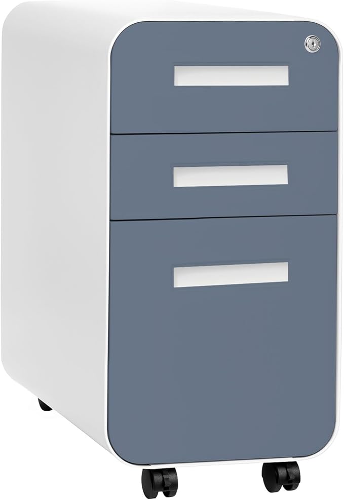 Laura Davidson Furniture Stockpile Slim 3-Drawer Mobile File Cabinet by LauraDavidsonFurniture