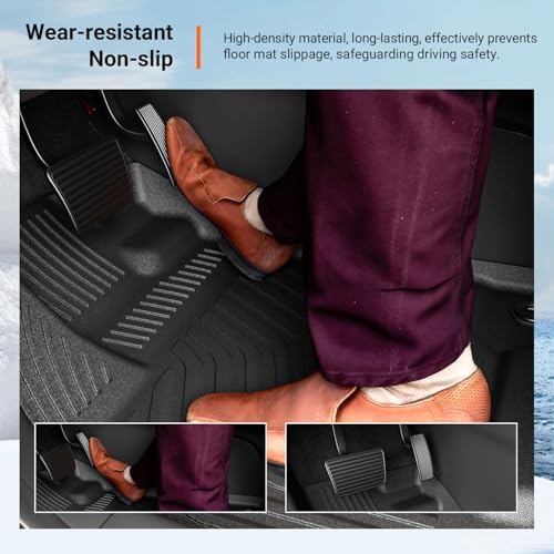 powoq 7 Seats Floor Mats Cargo Mat Compatible with 2016-2022 Honda Pilot - Image 4