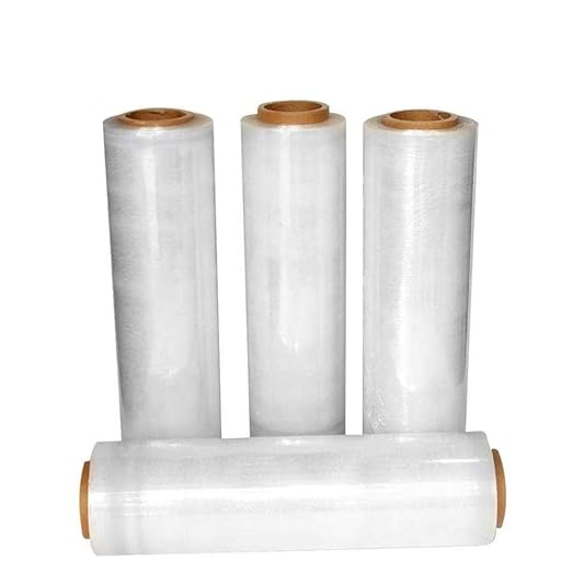 APQ 4 Rolls of Blown Hand Stretch Film 12" x 2000'. Clear Hand Stretch Wrap - Image 6