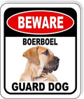 BEWARE BOERBOEL GUARD DOG Aluminum Composite Outdoor Sign 15" x18" Metal Security Notice for Yard, Fence, Porch, Property, and Business – No Trespassing, Warning, Attack Dogs, Protection by WorkHouseSigns