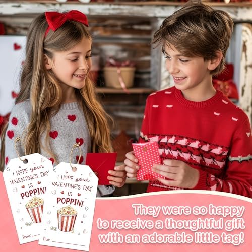 NSHIFMO Valentine'S Day Gift Tags - 50 Happy Valentine'S Day Tags With String - Image 7