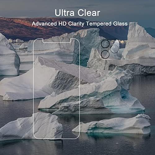 Ailun Screen Protector+Camera Lens Protector for iPhone 11 Pro, 2+2 Pack - Image 4