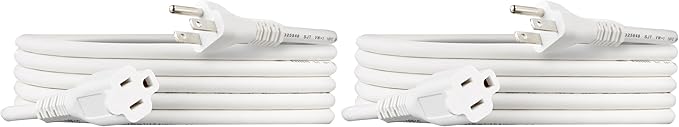 Amazon Basics Extension Cord, 13 Amps, 10 Foot by AmazonBasics