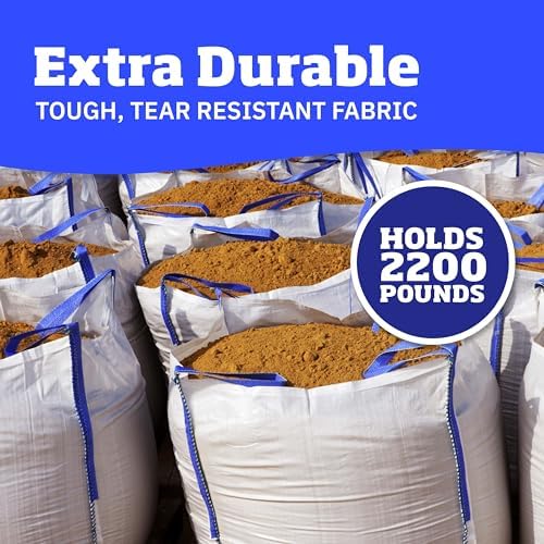 DURASACK Heavy Duty Builder's Bulk Bags 200 Gallon, Open Top, Pack of 3 - Image 2