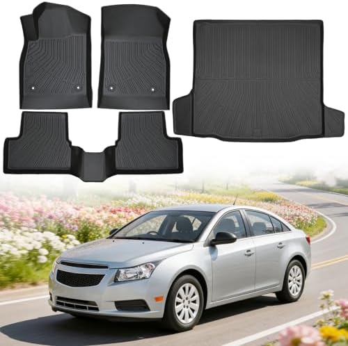 Floor Mats for Chevrolet Chevy Cruze 2011-2015 & for Cruze Limited 2016 by Vehiwell