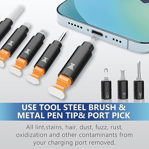 iPhone Cleaning Kit for Charging Port Cell Phone USB C with Storage Case - Image 4