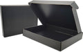 Black Shipping Boxes for Small Business Pack of 25-13x10x2 inches Cardboard by Lmuze